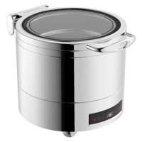 Настоящее фото товара Мармит Lambent, электрический с обзорным стеклом,10 л, произведённого компанией ChiedoCover