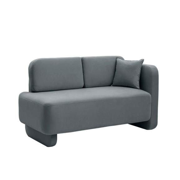 Кушетка-диван Хьюст-1, темно-серый - фото 1