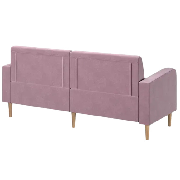 Диван Папилла, велюр, 182 см, сиреневый - фото 3