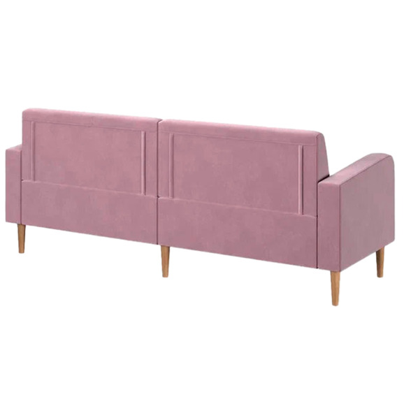 Диван Папилла, велюр, 202 см, сиреневый Диван Папилла, велюр, 202 см, сиреневый - фото 3