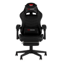 Фотография товара Кресло спортивное TopChairs Prophet с оттоманкой черный от компании ChiedoCover.