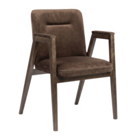 Настоящее фото товара Стул Бали, велюр Катания мокко, морилка старинный орех, произведённого компанией ChiedoCover