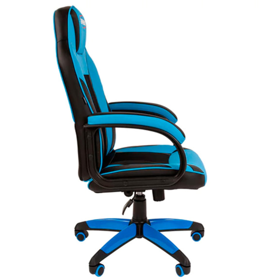 Кресло компьютерное Tradition, черный, голубой Кресло компьютерное Tradition, черный, голубой - фото 3