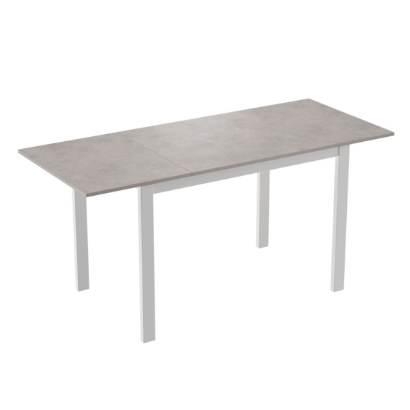 Стол Тион-4, бетон, белый - фото 2