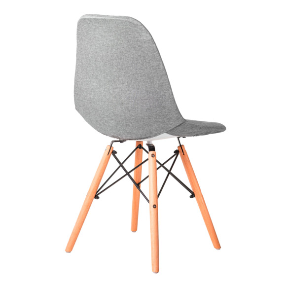Чехол Е01 на стул Eames, уплотненный серый - фото 2