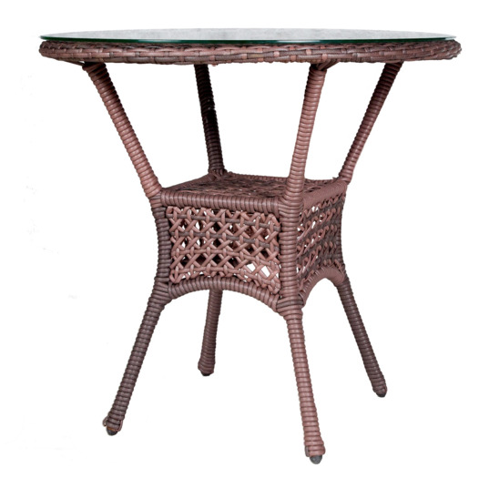 Кунур стол кофейный круглый, коричневый - фото 1