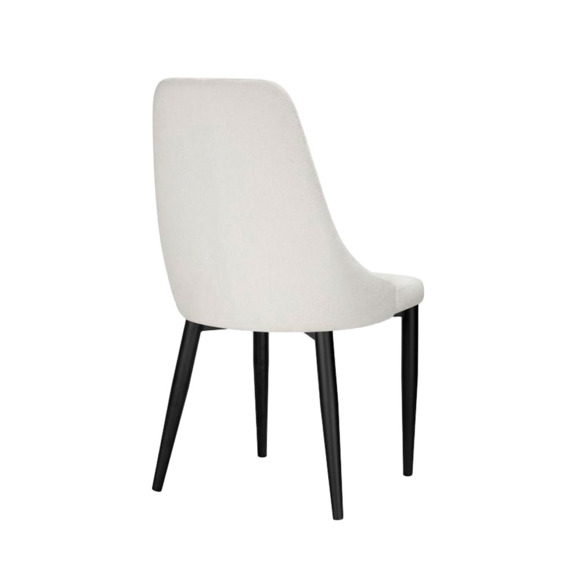 Стул на металлокаркасе Kora white / black - фото 4