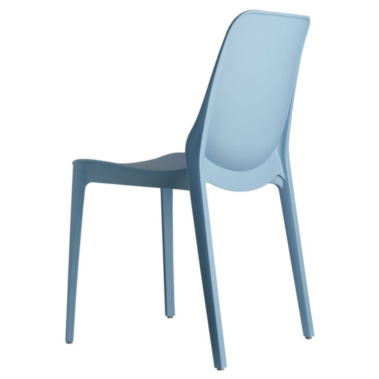 Кресло пластиковое Морело, голубой - фото 2