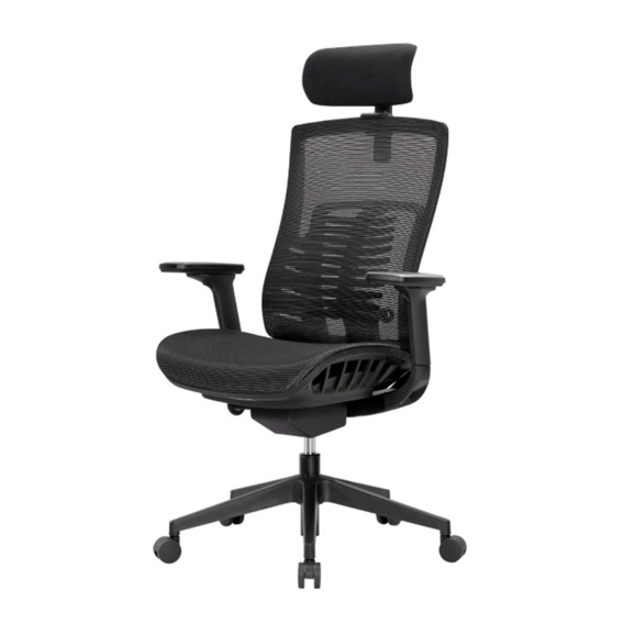 Офисное поворотное кресло Sparx ft-2 raze plus black / black, mesh, черный - фото 5