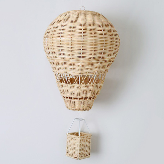 Аксессуар на стену плетеный Воздушный шар - фото 1