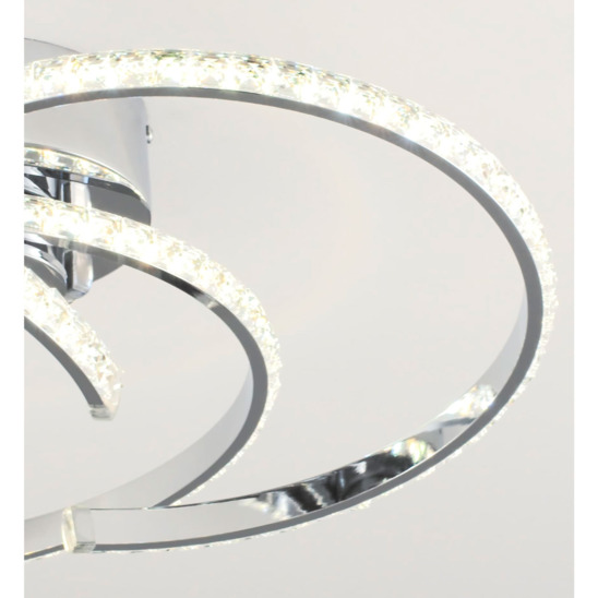 Светодиодная потолочная люстра с пультом V2784-CL Ello LED 90W - фото 3