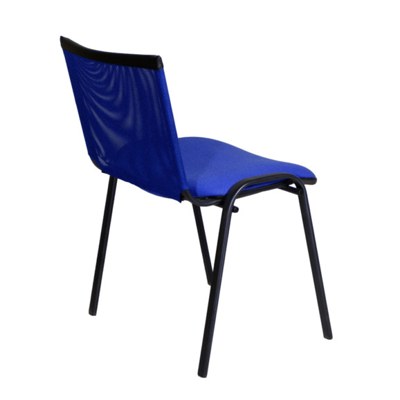 Стул Изо, спинка сетка W, синий - фото 4