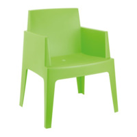 Настоящее фото товара Кресло пластиковое Box, зеленый, произведённого компанией ChiedoCover