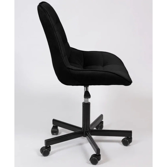 Стул Мускус, пятилучие, велюр, черный - фото 3