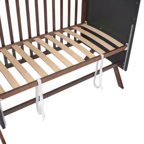 Кровать детская Polini Kids Porto 1300, графит-дуб крафт - фото 3