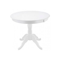 Настоящее фото товара Стол Лосон 92(120)х92х78 белый, произведённого компанией ChiedoCover