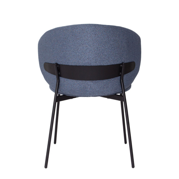 Стул Drezden, букле Positiv 11, каркас RAL9005 муар - фото 7