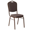 Стул Хит 20, рогожка Джаз 05 Браун, каркас бронза Стул Хит 20, рогожка Джаз 05 Браун, каркас бронза