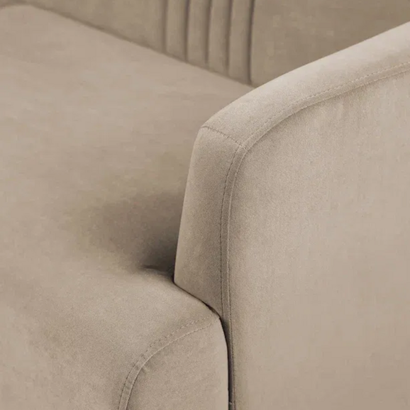 Диван Аномик, велюр, бежевый Диван Аномик, велюр, бежевый - фото 4