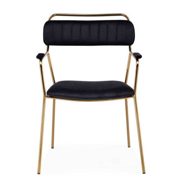 Кресло Aspen, золотой, черный Кресло Aspen, золотой, черный - фото 4