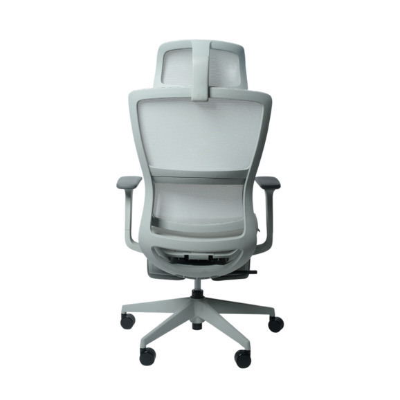 Офисное поворотное кресло Sparx frs-8 luster white, ткань / сетка, белый - фото 5