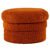 Фотография Пуф Pancakes low, терракотовый от производителя ChiedoCover, картинка продукции, реальное фото товара Настоящее фото товара Пуф Pancakes low, терракотовый, произведённого компанией ChiedoCover