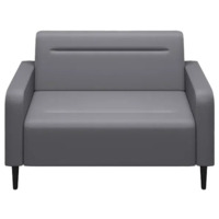 Фотография Диван Папилла, экокожа, 132 см, серый Фотография товара Диван Папилла, экокожа, 132 см, серый от компании ChiedoCover.