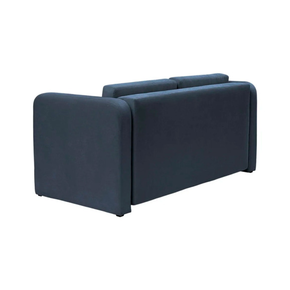 Диван Марлон 131x95x80 см, синий велюр - фото 4