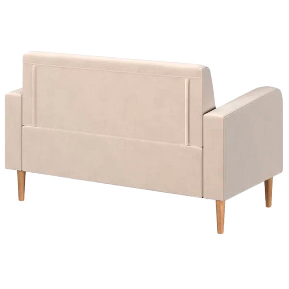 Диван Папилла, велюр, 132 см, бежевый Диван Папилла, велюр, 132 см, бежевый - фото 3