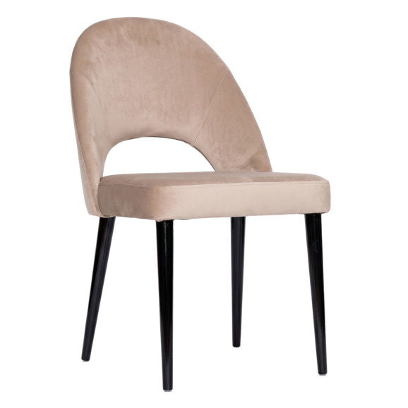 Стул Маллин, велюр Велютто 21, ножки металл черные - фото 1