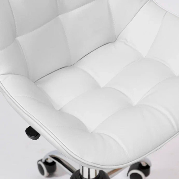 Стул Мускус, хром, белый, кожа - фото 7