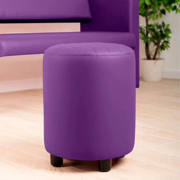 Пуф Тепал, экокожа, фиолетовый - фото 4