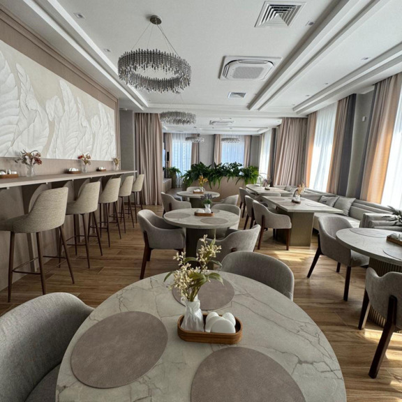 Фотография покупателя товара Стол Фуд-корт, 1400х900х750 мм, столешница М-1, 16 мм Стол Фуд-корт, Д1000 х750 мм, столешница М-7, 16 мм от компании ChiedoCover.