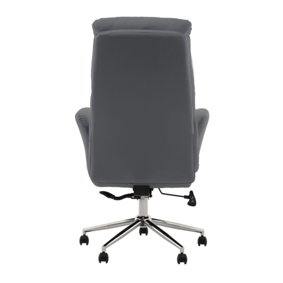 Кресло руководителя TopChairs Strict, серый - фото 3