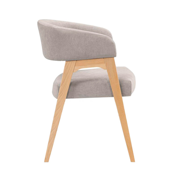 Деревянный стул Невада 1 ткань 231 / светлое дерево - фото 3