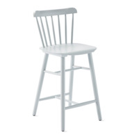 Настоящее фото товара Стул Такер полубарный, светло-серый для столовой, произведённого компанией ChiedoCover
