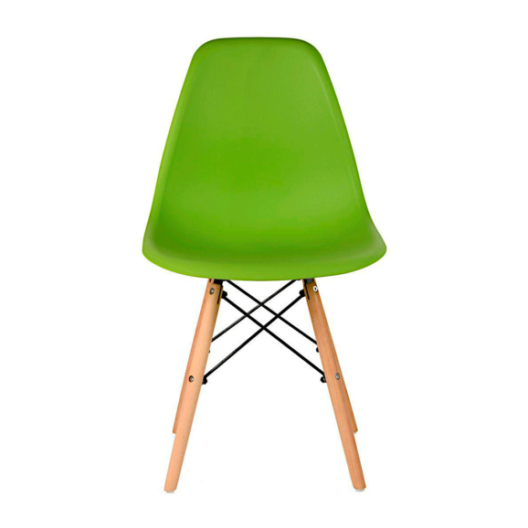 Стул пластиковый Eames, фисташковый, каркас бук - фото 2