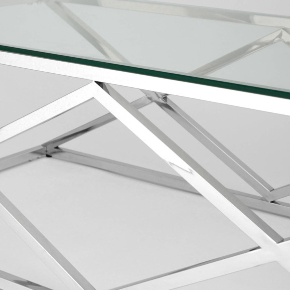Журнальный стол Инсигния 120 x 60 серебро - фото 5