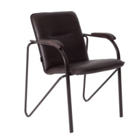 Фотография Стул Самба, кожзам Вега дарк браун, каркас темный орех, подлокотники венге от производителя ChiedoCover, картинка продукции, реальное фото товара Настоящее фото товара Стул Самба, кожзам Вега дарк браун, каркас темный орех, подлокотники венге, произведённого компанией ChiedoCover