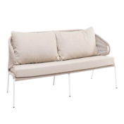 Фотография товара Милан диван 2-местный плетеный из роупа, бежевый от компании ChiedoCover.