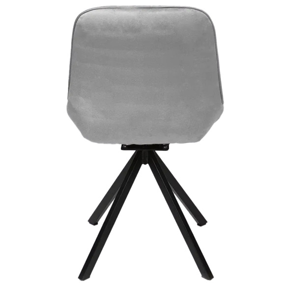 Стул Мускус, пирамида,велюр, серый, черный - фото 5