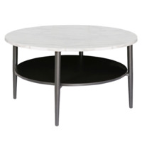 Фотография Стол журнальный Raindrop, эффект белого мрамора, черный от производителя ChiedoCover, картинка продукции, реальное фото товара Настоящее фото товара Стол журнальный Raindrop, эффект белого мрамора, черный, произведённого компанией ChiedoCover