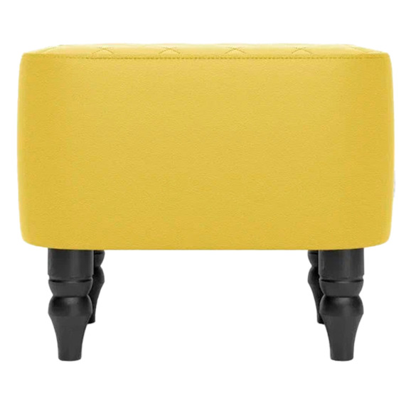 Пуф Лотик, экокожа, желтый Пуф Лотик, экокожа, желтый - фото 2