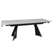 Фотография товара Стол обеденный Rhomboid, белый, черный от компании ChiedoCover.