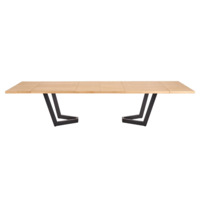 Фотография товара Стол обеденный Opulence, дуб натуральный, черный от компании ChiedoCover.