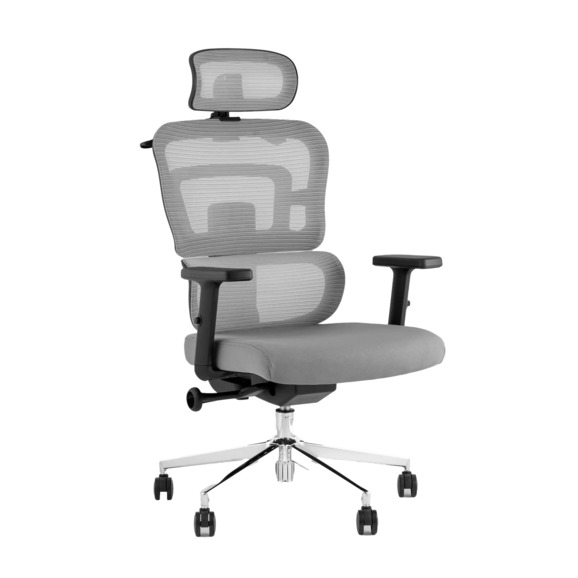 Кресло офисное TopChairs Techno серый - фото 1