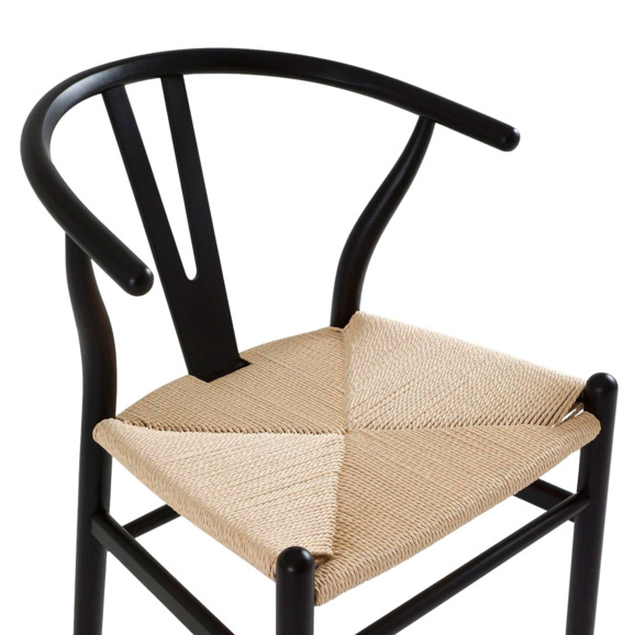 Стул Monk stick, черный, бежевый - фото 5