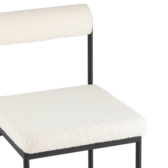 Стул обеденный Балла, букле, молочный Стул обеденный Балла, букле, молочный - фото 7