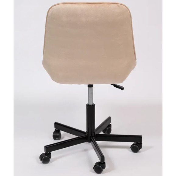 Стул Мускус, пятилучие, велюр, бежевый, черный - фото 5