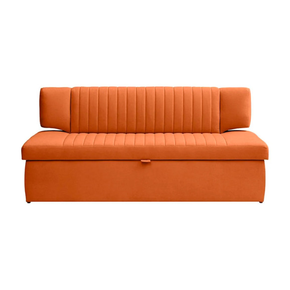 Диван для кухни Стронго 168, оранжевый - фото 4